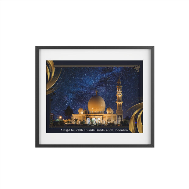 Masjid Keuchik Leumik Banda Aceh, Indonesia, Framed Masjid Picture