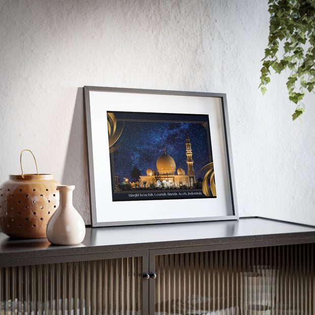 Masjid Keuchik Leumik Banda Aceh, Indonesia, Framed Masjid Picture
