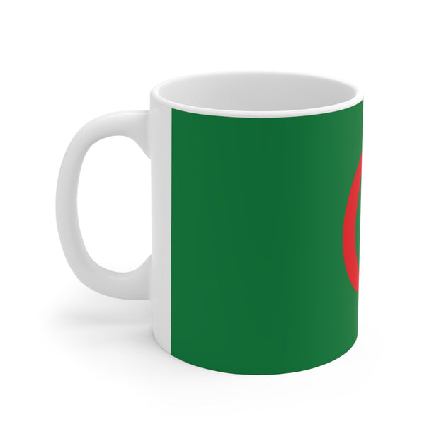 Ceramic Coffee Cups with Flag of Algeria design