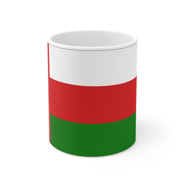 Ceramic Coffee Cups, 11oz Flag of Oman