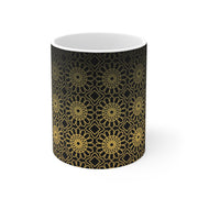 Ceramic Coffee Cup with Islamic Geometric pattern.