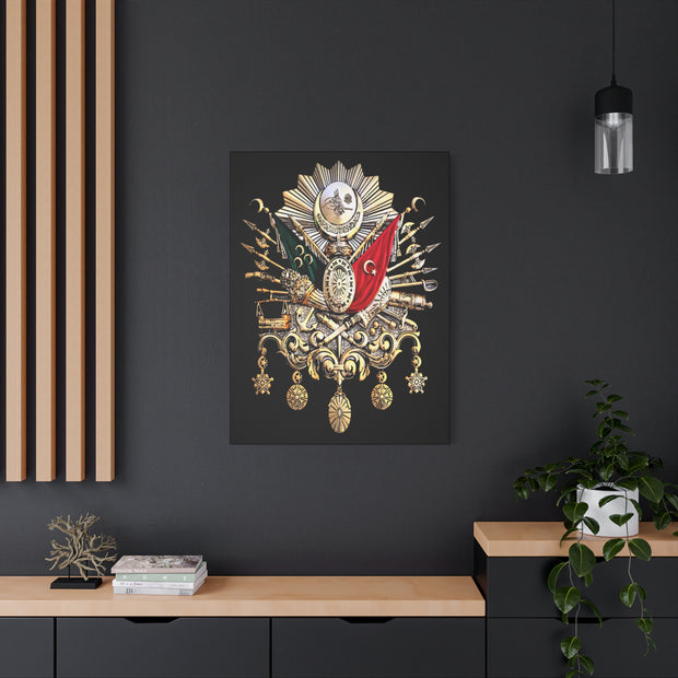 Ottoman Empire coat of arms Stretched Canvas