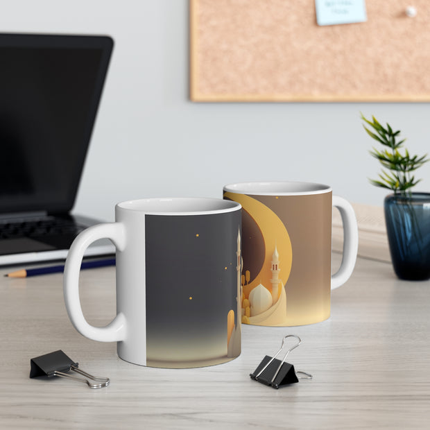 Ceramic Coffee Cups with Animated masjid image