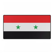 Syria flag desk mat, large desk mat