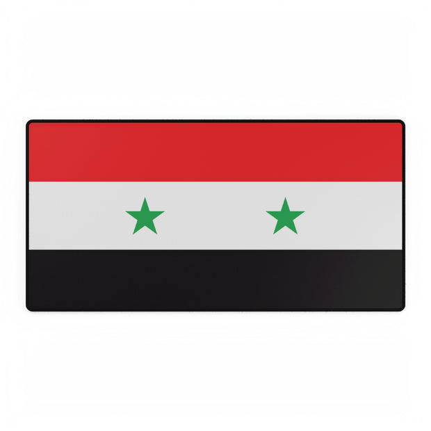 Syria flag desk mat, large desk mat