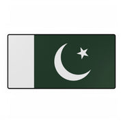 Pakistan flag desk mat, large desk mat.