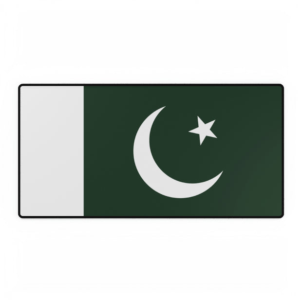Pakistan flag desk mat, large desk mat.