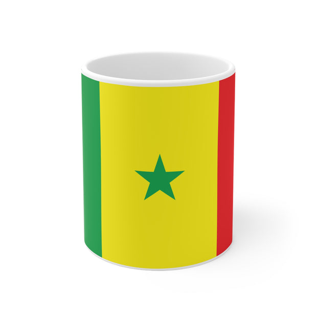 Ceramic Coffee Cups, 11oz with Flag of Senegal