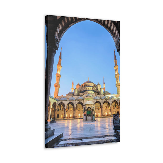 Masjid Stretched Canvas Blue mosque in Istanbul,Turkey