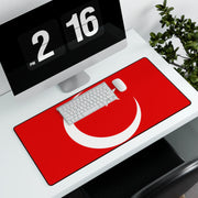 Large desk mat with Turkish Nation  Flag Graphic Print