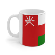Ceramic Coffee Cups, 11oz Flag of Oman