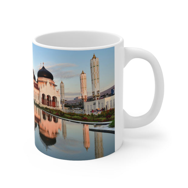 Coffee Cup with Baiturrahman Grand Mosque image.
