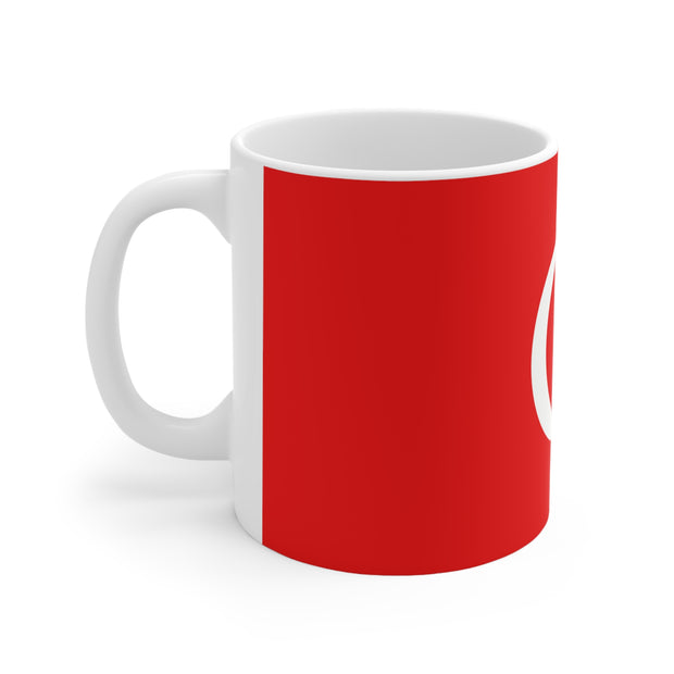 Ceramic Coffee Cups with Turkish National Flag Graphic print