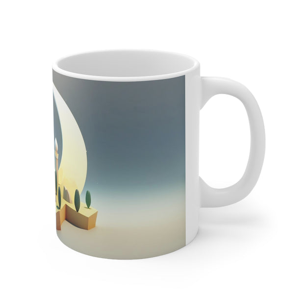 Sublimation Cup with Animated Masjid image