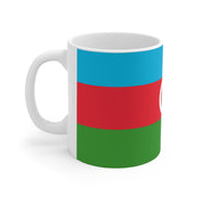 Ceramic Coffee Cups with the Flag of Azerbaijan