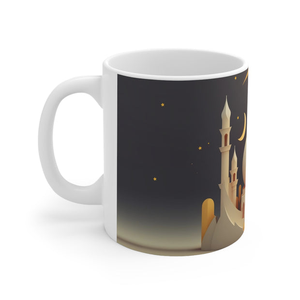 Ceramic Coffee Cups with Animated masjid image