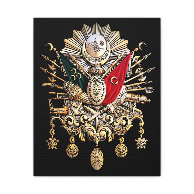 Ottoman Empire coat of arms Stretched Canvas