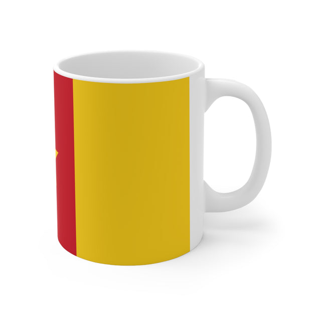 Ceramic Coffee Cup with Flag of Cameroon