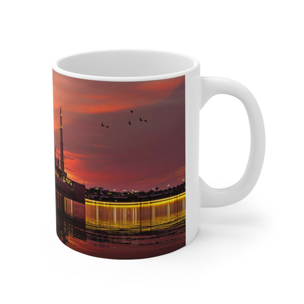 Ceramic Coffee Cups with Putra Masjid Image