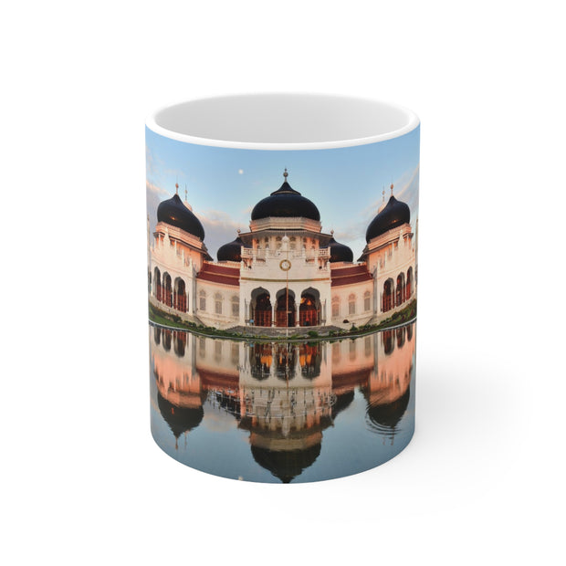 Coffee Cup with Baiturrahman Grand Mosque image.
