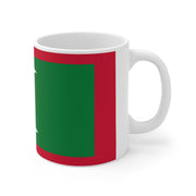 Ceramic Coffee Cup with Flag of Maldives