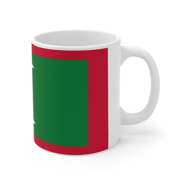 Ceramic Coffee Cup with Flag of Maldives