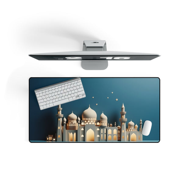Large Desk Mat with animated 3d Masjid
