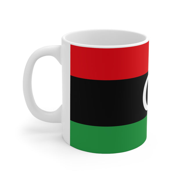Coffee cup with Flag of Libya