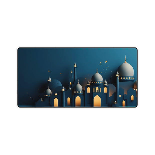 Large mouse pad with animated 3d Mosque image