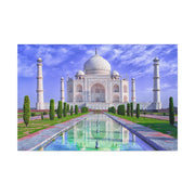 Masjid  Stretched Canvas Taj Mahal at morning light with reflection in water