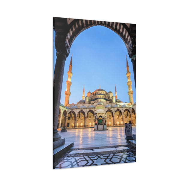 Masjid Stretched Canvas Blue mosque in Istanbul,Turkey