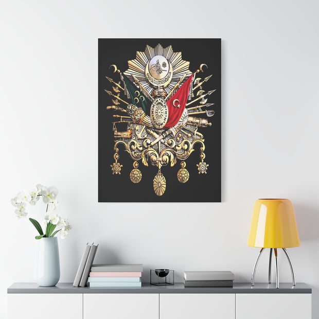 Ottoman Empire coat of arms Stretched Canvas
