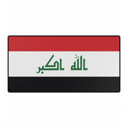 Large desk mat with Iraq flag