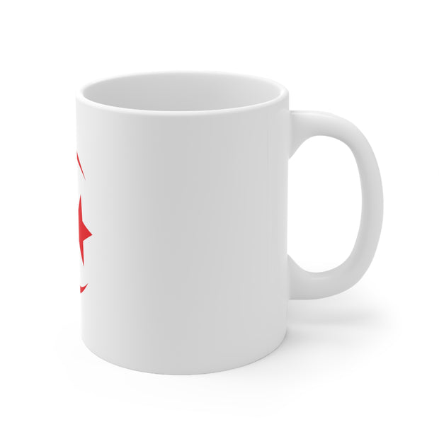Ceramic Coffee Cups with Flag of Algeria design