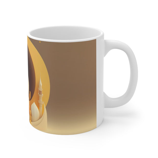 Ceramic Coffee Cups with Animated masjid image