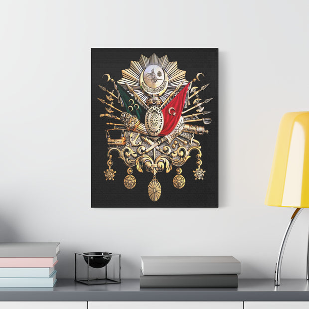 Ottoman Empire coat of arms Stretched Canvas