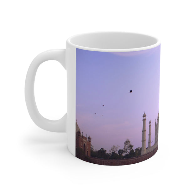 Ceramic Coffee Cup with Taj Mahal Masjid Image