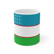 Coffee Mug with flag of Uzbekistan