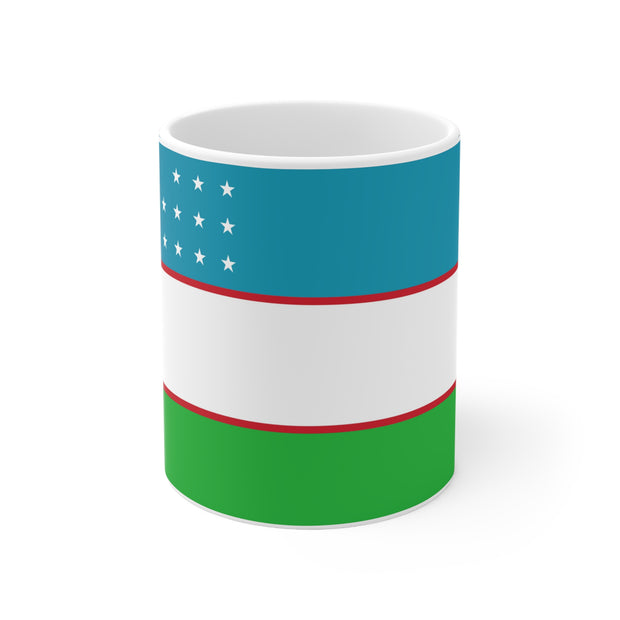Coffee Mug with flag of Uzbekistan