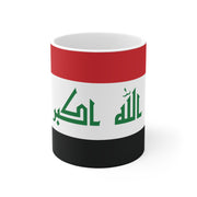 Ceramic Coffee Cup with Flag of Iraq