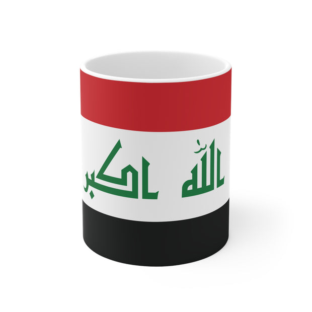 Ceramic Coffee Cup with Flag of Iraq