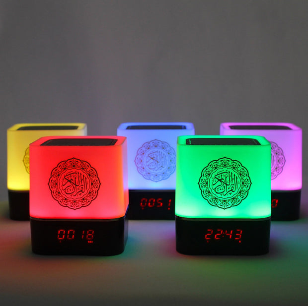 MQ-112 Bluetooth Wireless Remote LED  Touch Night Light Smart APP Control Digital AZAN Clock