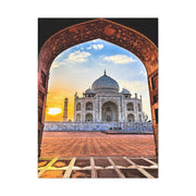 Masjid Stretched Canvas Sunrise at Taj Mahal in Agra, India