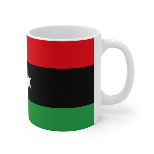 Coffee cup with Flag of Libya