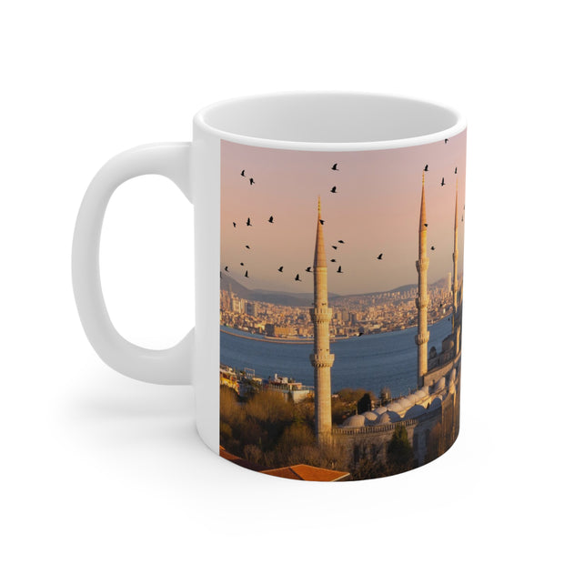 Sublimation mug with Blue Mosque image
