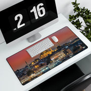 Large desk mat with amazing image of The Suleymaniye Cami, Turkiye