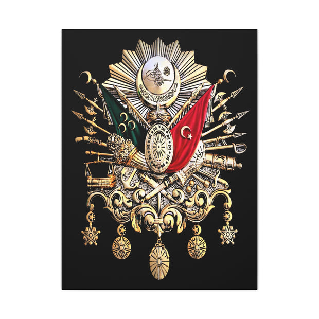 Ottoman Empire coat of arms Stretched Canvas