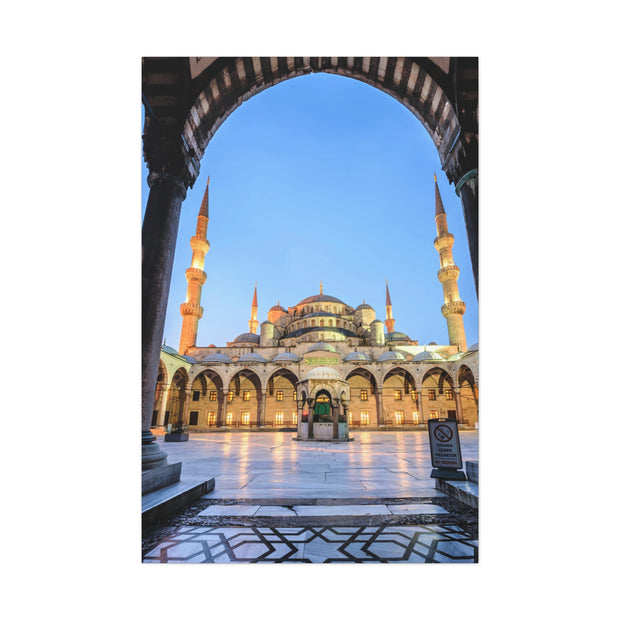 Masjid Stretched Canvas Blue mosque in Istanbul,Turkey