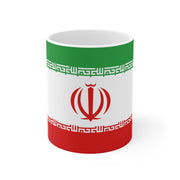 Coffee cup with Flag of Iran