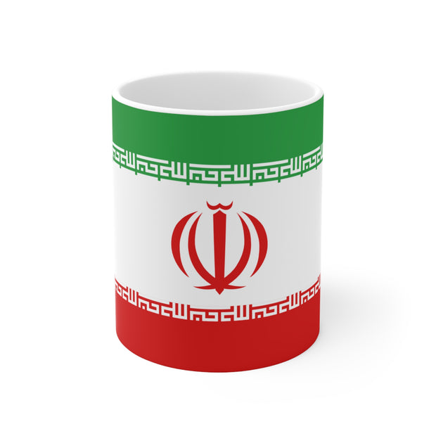 Coffee cup with Flag of Iran